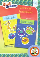 Vorschau - Mal- und Bastelvorlagen - Diddi Drache: Basteln. Stick- und Prickelbilder - Deckblatt