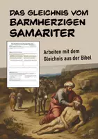 Vorschau - Arbeitsblätter - Das Gleichnis vom barmherzigen Samariter (Arbeitsblatt) - Deckblatt