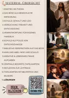Vorschau - Unterrichtsreihen - Materialpaket - Das Böse - Das Böse im Menschen - Das Böse in der Bibel - Versuchung - Kain und Abel - Neid - mit Lösung (Klasse 8 9 10) - Seite 1