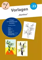 Vorschau - Mal- und Bastelvorlagen - Vorlagen Nr. 23: Bambus - Deckblatt