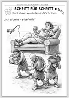Vorschau - Arbeitsblätter - Antikes Rom Klasse 6 | Sklaven Karikatur - Seite 1