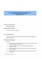 Vorschau - Stundenentwürfe - Stundenentwurf mit Experiment zur Wärmeleitung - Deckblatt