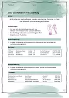 Vorschau - Merkblätter - Merkblatt zu Geschäftsbrief mit Aufstellung - Deckblatt