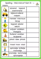 Voorbeeld - Wat mist er kern 9 maan en zon - Voorblad