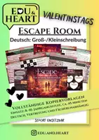 Vorschau - Spiele - Escape Room zum Valentinstag: Deutsch Groß-/Kleinschreibung, Kl. 8-10 - Deckblatt