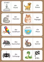 Vorschau - Spiele - Lesedomino Haustiere - Seite 2