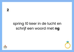 Voorbeeld - begrijpend lezen met ng/nk woorden bewegend leren - Pagina 1