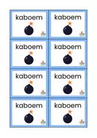 Voorbeeld - kaboem ng/nk woorden - Voorblad
