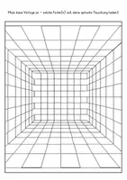 Vorschau - Mal- und Bastelvorlagen - Halloween Kunstprojekt OP-Art Halloween Ausmalbilder - Seite 2