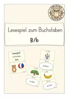 Vorschau - Spiele - Lesespiel zum Buchstaben B/b (Kl. 1/2) - Deckblatt