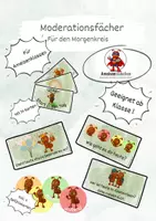 Vorschau - Arbeitsblätter - Moderationsfächer Morgenkreis – Ameisenklasse - Deckblatt