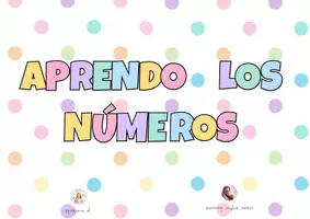 Vista previa - Tarjetas / Manipulativos - Aprendo los números - Conteo y representación - Portada