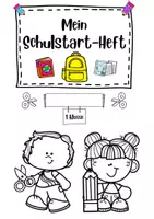 Vorschau - Arbeitsblätter - Kreatives Einschulungsheft (Schulstart 1. Klasse) - Seite 1