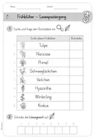 Vorschau - Arbeitsblätter - Frühblüher - differenzierter Lesespaziergang - Seite 3