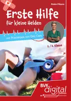Vorschau - Unterrichtsreihen - Erste Hilfe für kleine Helden - mit Praxistipps von Doc Caro (1./2. Klasse) - Deckblatt