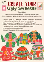 Aperçu - Feuilles d'exercices - Create your Christmas Sweater - Page de couverture