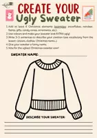 Aperçu - Feuilles d'exercices - Create your Christmas Sweater - Page 1