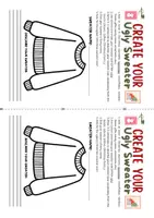 Aperçu - Feuilles d'exercices - Create your Christmas Sweater - Page 3