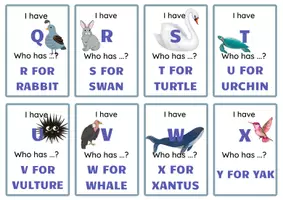 Aperçu - Jeux - I have Who has alphabet - Page 2