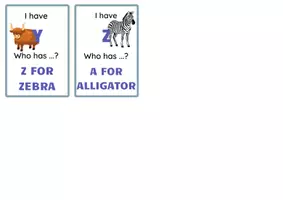 Aperçu - Jeux - I have Who has alphabet - Page 3