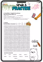 Vorschau - Arbeitsblätter - English Klasse 6 - Übung Vertretungsmaterial - Seite 2