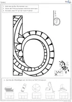 Vorschau - Mal- und Bastelvorlagen - ABC Ausmalbilder & Arbeitsblätter – Alphabet lernen mit Schreibübungen & Anlautbildern (Vorschule & 1. Klasse) - Seite 2