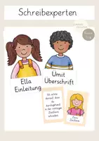 Vorschau - Merkblätter - Schreibexperten - Schreibkonferenz - Deckblatt
