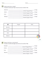 Vorschau - Test - Nomen deklinieren - Klassenarbeit / Test - Seite 1