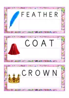 Vista previa - Tarjetas / Manipulativos - INGLÉS - Lecto-escritura MAYÚSCULA (carnaval) - página 3