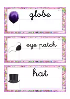 Vista previa - Tarjetas / Manipulativos - INGLÉS - Lecto-escritura minúscula ligada (carnaval) - página 2