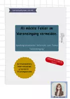 Vorschau - Stundenentwürfe - Komplettpaket „Wareneingang prüfen“ – Handlungsorientierter Unterricht mit Material, Lernziel & Erwartungshorizont - Deckblatt