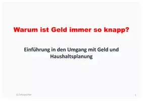 Vorschau - Arbeitsblätter - Warum ist Geld immer knapp? - Umgang mit Geld, Markt, Wirtschaft - Seite 3