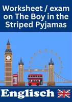 Vorschau - Arbeitsblätter - Arbeitsblatt zu "The Boy in the Striped Pyjamas" by John Boyne - Deckblatt