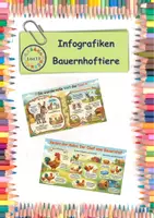 Vorschau - Merkblätter - Informationszettel zu Bauernhoftieren - Deckblatt
