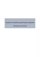 Vorschau - Spiele - Pantomime zur Einführung des Present Progressive - Seite 1