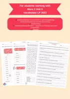 Vorschau - Arbeitsblätter - Arbeitsblätter zu More 2 Unit 5 Vocabulary - Deckblatt