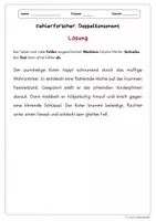 Vorschau - Arbeitsblätter - Rechtschreibung - Fehlerforscher Doppelkonsonant - Seite 3