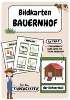 Vorschau - Bildkarten - Bauernhof Bildkarten - Deckblatt