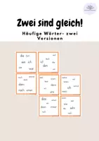Vorschau - Spiele - Zwei sind gleich- Häufige Wörter - Deckblatt