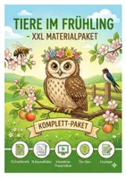Vorschau - Mal- und Bastelvorlagen - ULTIMATIVES FRÜHLINGS-PAKET 2026: Tiere, Pflanzen & Lebenszyklen - Seite 1