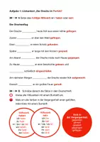 Vorschau - Arbeitsblätter - Zeitstufe Perfekt Arbeitsheft Montessori Klasse 3/ Klasse 4 - Seite 1