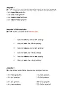 Vorschau - Arbeitsblätter - Zeitstufe Perfekt Arbeitsheft Montessori Klasse 3/ Klasse 4 - Seite 2