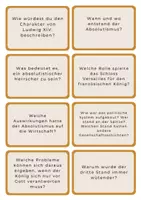 Vorschau - Aufgabenkarten - Materialpaket Tauschkarten Geschichte - Seite 2