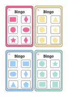 Vista previa - Juegos / Gamificación - Bingo das figuras geométricas - pré-escolar - Portada