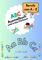 Vorschau - Arbeitsblätter - ABC Malbuch und erstes Vorlesen: Berufe von A - Z - Deckblatt