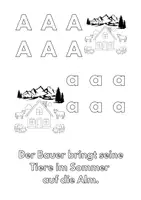 Vorschau - Arbeitsblätter - ABC Ausmalbuch und erstes Vorlesen: Bauernhof von A - Z - Seite 2