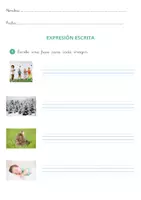 Vista previa - Hojas de trabajo - Expresion escrita tres niveles - Portada