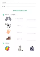 Vista previa - Hojas de trabajo - Expresion escrita tres niveles - página 2