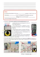 Vorschau - Unterrichtsreihen - Stromkreise 5 - Messung der Stromstärke (PDF, DOCX, Musterlösung) - Seite 1