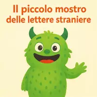 anteprima - Esercizi - Il mostro delle lettere straniere (libro con attività) - Pagina di copertina